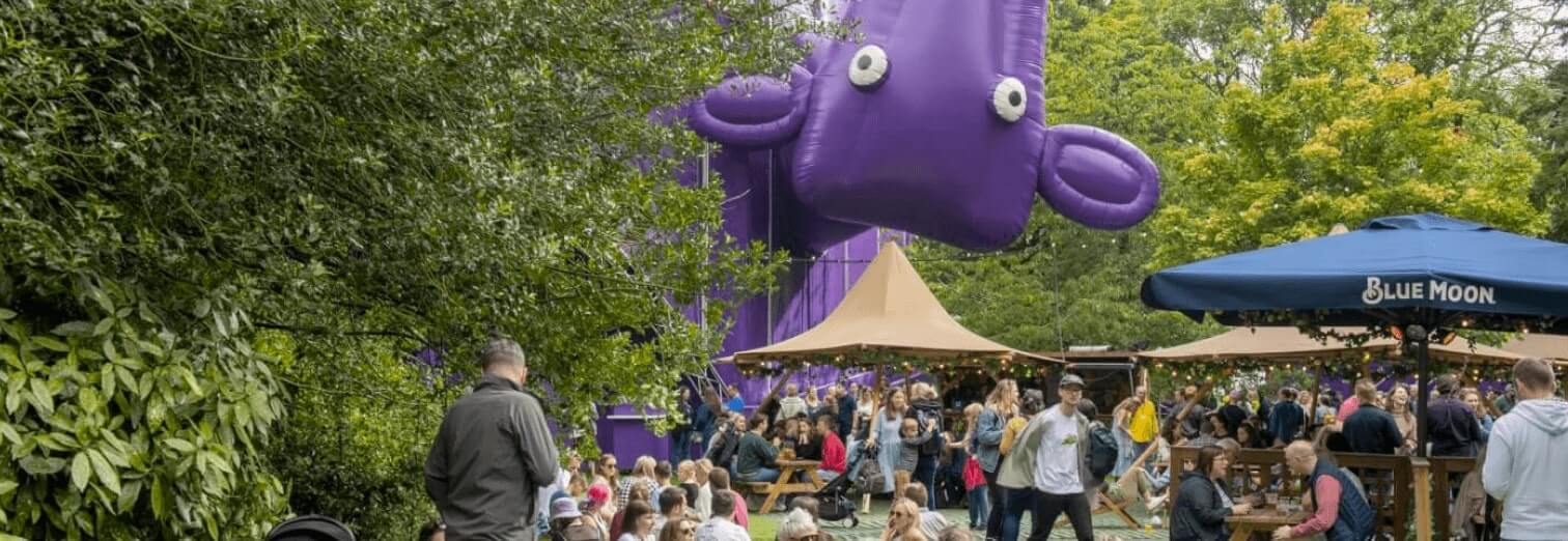 An outdoor festival for Underbelly Edinburgh