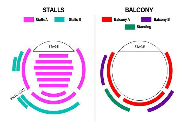 Steven Frayne – Up Close and Magical seating plan