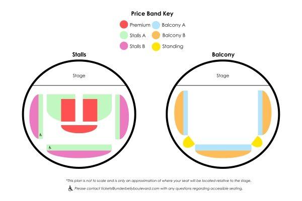 Pop Off, Michelangelo! seating plan