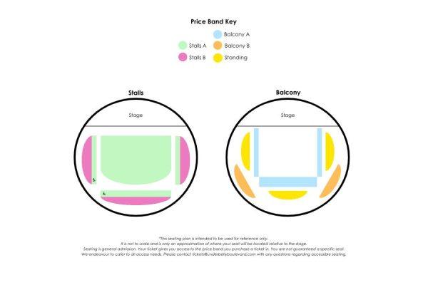 Steven Frayne – Up Close and Magical seating plan